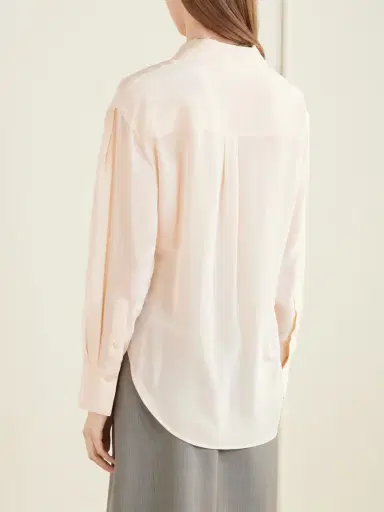 Victoria Beckham Silk-crepe Shirt | Thumbnail 4 Victoria Beckham Silk-crepe Shirt | Thumbnail 4