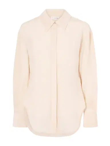 Victoria Beckham Silk-crepe Shirt | Thumbnail 1 Victoria Beckham Silk-crepe Shirt | Thumbnail 1