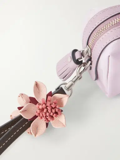 Anya Hindmarch Sakura Blossom Leather-trimmed Shell Cosmetics Case | Thumbnail 3 Anya Hindmarch Sakura Blossom Leather-trimmed Shell Cosmetics Case | Thumbnail 3