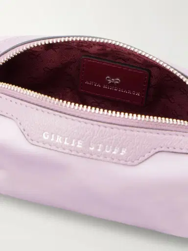 Anya Hindmarch Sakura Blossom Leather-trimmed Shell Cosmetics Case | Thumbnail 4 Anya Hindmarch Sakura Blossom Leather-trimmed Shell Cosmetics Case | Thumbnail 4
