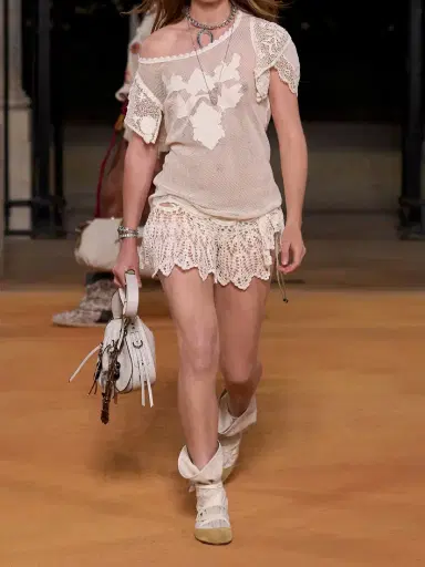 Isabel Marant Diena Crocheted Cotton Mini Dress | Thumbnail 5 Isabel Marant Diena Crocheted Cotton Mini Dress | Thumbnail 5