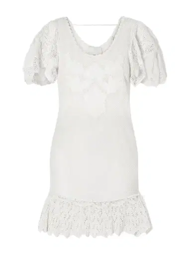 Isabel Marant Diena Crocheted Cotton Mini Dress | Thumbnail 1 Isabel Marant Diena Crocheted Cotton Mini Dress | Thumbnail 1