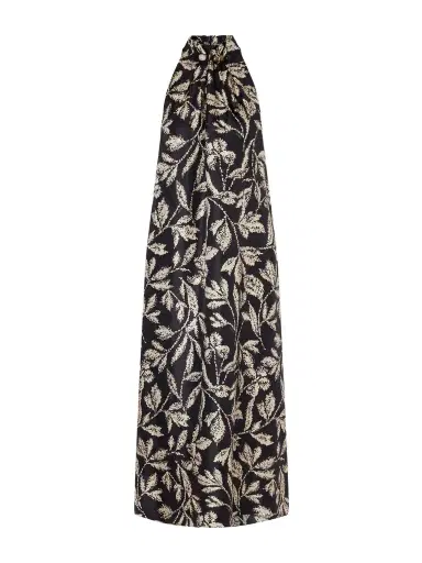 Max Mara Printed Silk-twill Midi Dress | Thumbnail 1 Max Mara Printed Silk-twill Midi Dress | Thumbnail 1