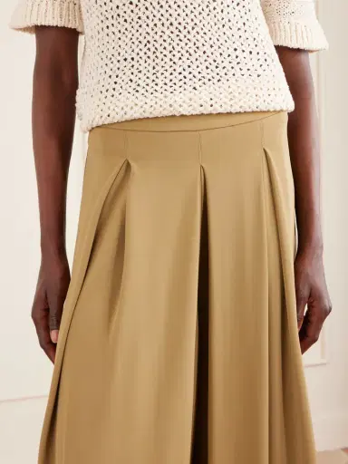 Max Mara Pleated Crepe Wide-leg Pants | Thumbnail 4 Max Mara Pleated Crepe Wide-leg Pants | Thumbnail 4