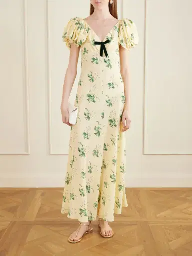 Rodarte Floral-print Silk Gown | Thumbnail 2 Rodarte Floral-print Silk Gown | Thumbnail 2