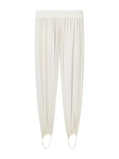 Alaïa Shirred Silk-blend Georgette Balloon Pants | Thumbnail 1 Alaïa Shirred Silk-blend Georgette Balloon Pants | Thumbnail 1