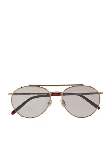 Brunello Cucinelli Aviator-style Titanium Sunglasses | Thumbnail 1 Brunello Cucinelli Aviator-style Titanium Sunglasses | Thumbnail 1