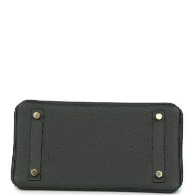 HERMÈS Hermes Birkin 25 Vert Mangrove Togo Permabrass Hardware | Thumbnail 6 HERMÈS Hermes Birkin 25 Vert Mangrove Togo Permabrass Hardware | Thumbnail 6
