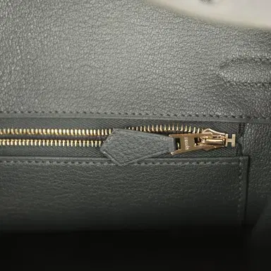 HERMÈS Hermes Birkin 25 Vert Mangrove Togo Permabrass Hardware | Thumbnail 9 HERMÈS Hermes Birkin 25 Vert Mangrove Togo Permabrass Hardware | Thumbnail 9