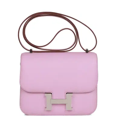 HERMÈS Hermes Constance 18 Mauve Sylvestre Epsom Palladium Hardware | Thumbnail 1 HERMÈS Hermes Constance 18 Mauve Sylvestre Epsom Palladium Hardware | Thumbnail 1