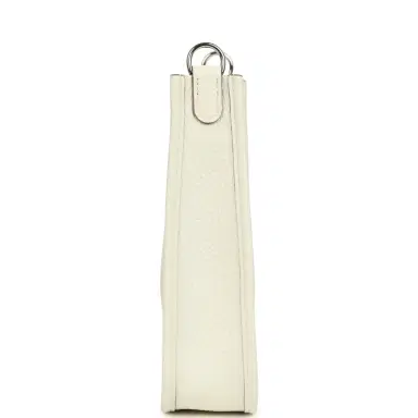 HERMÈS Hermes Evelyne TPM White Clemence Palladium Hardware | Thumbnail 3 HERMÈS Hermes Evelyne TPM White Clemence Palladium Hardware | Thumbnail 3