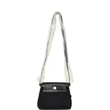 HERMÈS Hermes Herbag Zip 20 Mini Black Toile Militaire Canvas and Vache Hunter Palladium Hardware | Thumbnail 6 HERMÈS Hermes Herbag Zip 20 Mini Black Toile Militaire Canvas and Vache Hunter Palladium Hardware | Thumbnail 6