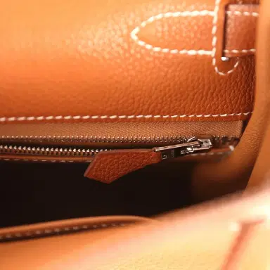 HERMÈS Hermes Kelly Retourne 28 Fauve Barenia Faubourg Palladium Hardware | Thumbnail 9 HERMÈS Hermes Kelly Retourne 28 Fauve Barenia Faubourg Palladium Hardware | Thumbnail 9