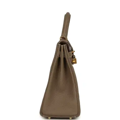 HERMÈS Hermes Kelly Retourne 32 Etoupe Togo Gold Hardware | Thumbnail 3 HERMÈS Hermes Kelly Retourne 32 Etoupe Togo Gold Hardware | Thumbnail 3