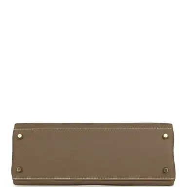 HERMÈS Hermes Kelly Retourne 32 Etoupe Togo Gold Hardware | Thumbnail 6 HERMÈS Hermes Kelly Retourne 32 Etoupe Togo Gold Hardware | Thumbnail 6