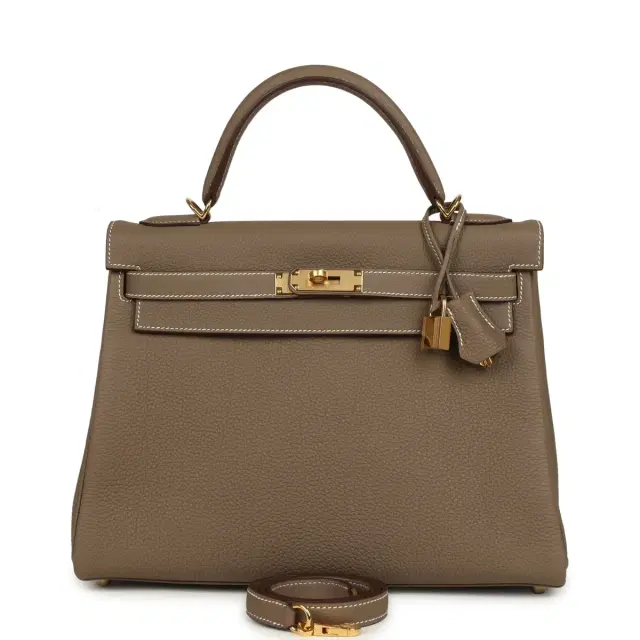 Hermes Kelly Retourne 32 Etoupe Togo Gold Hardware Hermes Kelly Retourne 32 Etoupe Togo Gold Hardware
