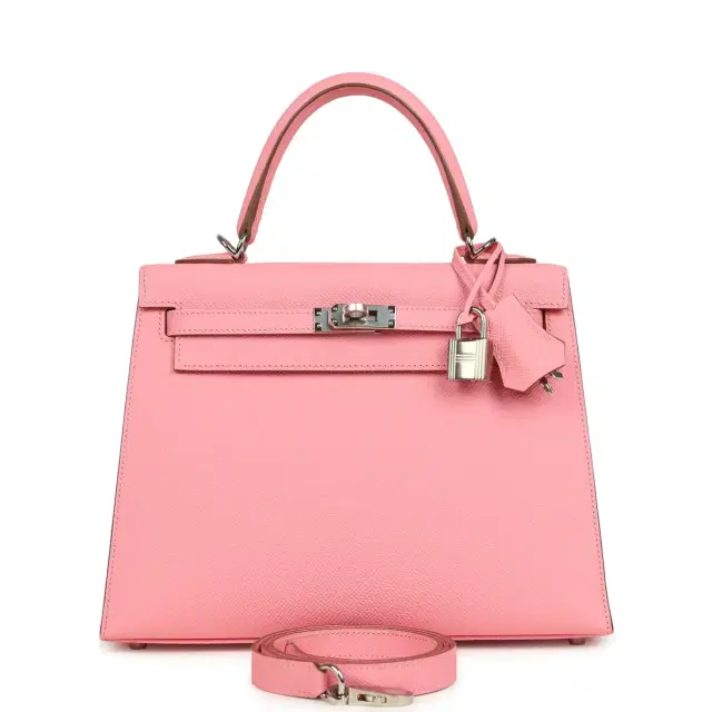 Hermes Kelly Sellier 25 Rose Confetti Epsom Palladium Hardware Hermes Kelly Sellier 25 Rose Confetti Epsom Palladium Hardware