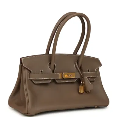 HERMÈS Hermes Shoulder Birkin Light 29 Etoupe Evercolor Gold Hardware | Thumbnail 2 HERMÈS Hermes Shoulder Birkin Light 29 Etoupe Evercolor Gold Hardware | Thumbnail 2