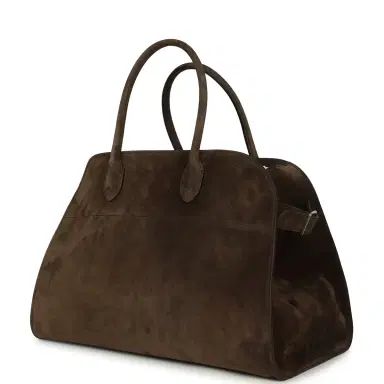 The Row The Row Soft Margaux 15 Bag Nut Brown Suede Silver Hardware | Thumbnail 5 The Row The Row Soft Margaux 15 Bag Nut Brown Suede Silver Hardware | Thumbnail 5