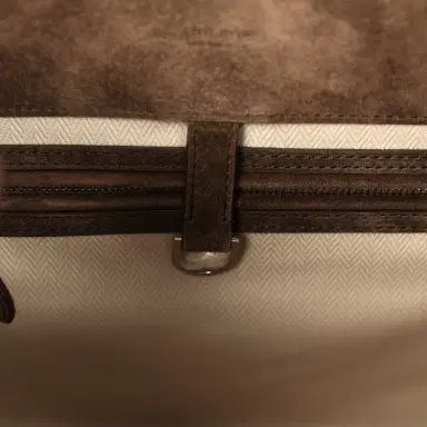The Row The Row Soft Margaux 15 Bag Nut Brown Suede Silver Hardware | Thumbnail 10 The Row The Row Soft Margaux 15 Bag Nut Brown Suede Silver Hardware | Thumbnail 10