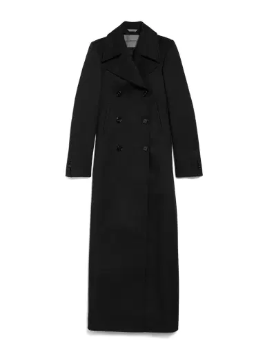 Balenciaga Long Wool Trench Coat | Thumbnail 1 Balenciaga Long Wool Trench Coat | Thumbnail 1