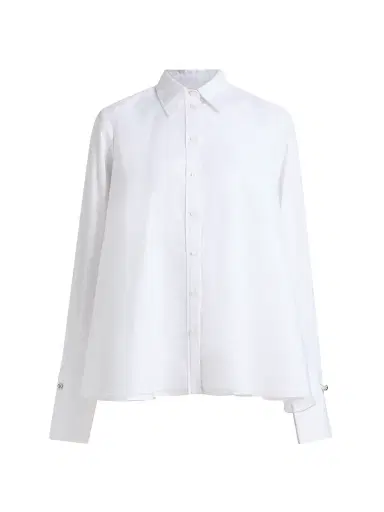 Brandon Maxwell Women's Vaughn Frothy Layered Shirt | Thumbnail 1 Brandon Maxwell Women's Vaughn Frothy Layered Shirt | Thumbnail 1