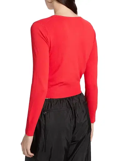Brandon Maxwell Women's The Ellery Shrunken Cardigan | Thumbnail 5 Brandon Maxwell Women's The Ellery Shrunken Cardigan | Thumbnail 5