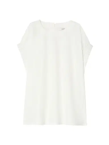 Marina Rinaldi Women's Cotton Poplin Blouse | Thumbnail 1 Marina Rinaldi Women's Cotton Poplin Blouse | Thumbnail 1