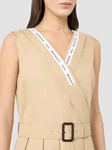 Weekend Max Mara Women's Water Repellent Gabardine Dress | Thumbnail 4 Weekend Max Mara Women's Water Repellent Gabardine Dress | Thumbnail 4