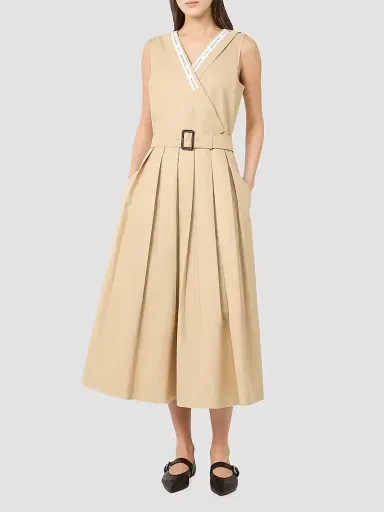 Weekend Max Mara Women's Water Repellent Gabardine Dress | Thumbnail 5 Weekend Max Mara Women's Water Repellent Gabardine Dress | Thumbnail 5