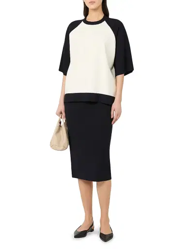 Max Mara Women's Stretch Viscose Pencil Skirt | Thumbnail 2 Max Mara Women's Stretch Viscose Pencil Skirt | Thumbnail 2