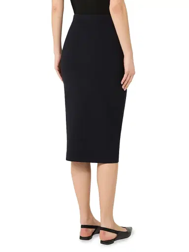 Max Mara Women's Stretch Viscose Pencil Skirt | Thumbnail 4 Max Mara Women's Stretch Viscose Pencil Skirt | Thumbnail 4