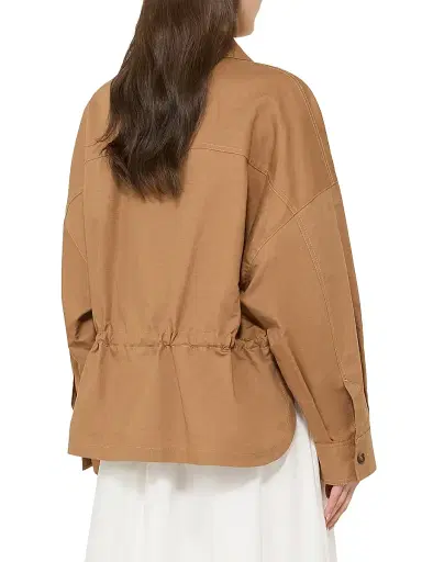 Weekend Max Mara Women's Linen and Cotton Basketweave Oversized Jacket | Thumbnail 4 Weekend Max Mara Women's Linen and Cotton Basketweave Oversized Jacket | Thumbnail 4