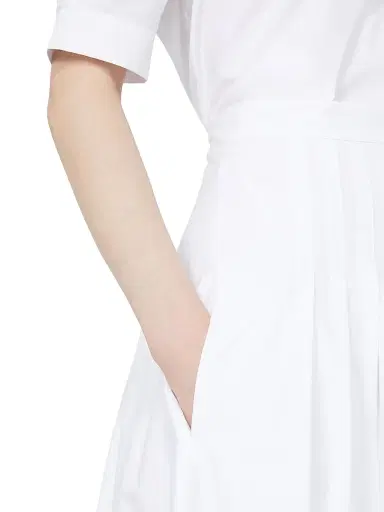Max Mara Women's Long Cotton Poplin Skirt - Optical White - Size 10 | Thumbnail 5 Max Mara Women's Long Cotton Poplin Skirt - Optical White - Size 10 | Thumbnail 5