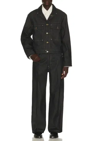 Lemaire Trucker Jacket With Studs | Thumbnail 3 Lemaire Trucker Jacket With Studs | Thumbnail 3