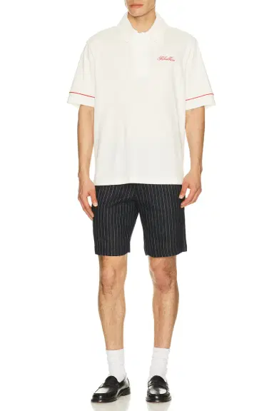 Khalhon Linen Stripe Club Shorts | Thumbnail 3 Khalhon Linen Stripe Club Shorts | Thumbnail 3