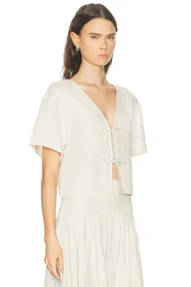 Staud Ava Linen Top | Thumbnail 2 Staud Ava Linen Top | Thumbnail 2
