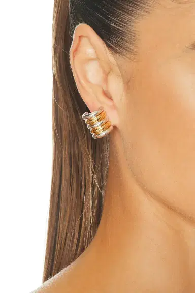 Déhanche Hollyhock Medium Earrings | Thumbnail 2 Déhanche Hollyhock Medium Earrings | Thumbnail 2