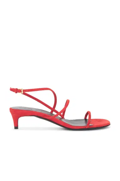 Khaite Loop Kitten Heel 35 Sandal | Thumbnail 1 Khaite Loop Kitten Heel 35 Sandal | Thumbnail 1