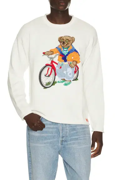 Polo Ralph Lauren Long Sleeve Cotton Novelty Harbor Island Bear Rollneck Sweater | Thumbnail 1 Polo Ralph Lauren Long Sleeve Cotton Novelty Harbor Island Bear Rollneck Sweater | Thumbnail 1