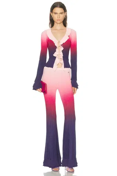 Casablanca Ruffle Trouser | Thumbnail 5 Casablanca Ruffle Trouser | Thumbnail 5