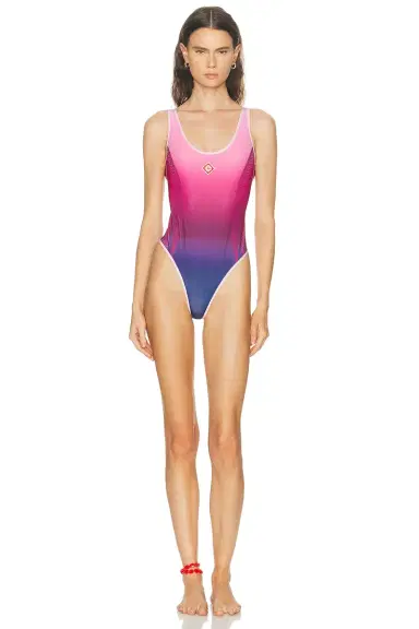 Casablanca Printed One Piece Swimsuit | Thumbnail 1 Casablanca Printed One Piece Swimsuit | Thumbnail 1
