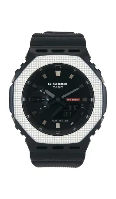 G-Shock G Steel Modern Industrial Gm2100 Series Watchin Black & Silver | Thumbnail 1 G-Shock G Steel Modern Industrial Gm2100 Series Watchin Black & Silver | Thumbnail 1