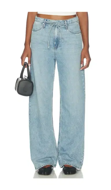 rag & bone Featherweight Phoebe Drawstring Wide Jeans | Thumbnail 1 rag & bone Featherweight Phoebe Drawstring Wide Jeans | Thumbnail 1