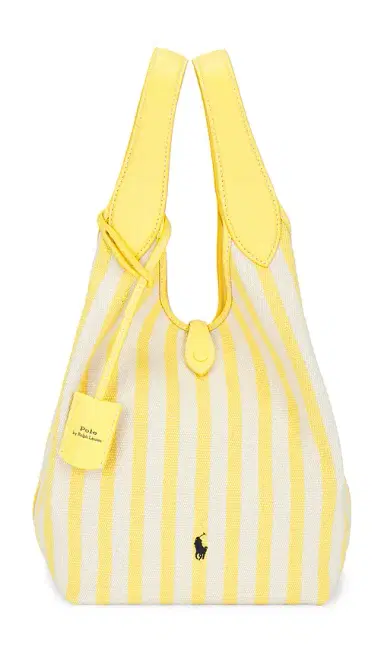Polo Ralph Lauren Stripe Polo Canvas Medium Tote | Thumbnail 1 Polo Ralph Lauren Stripe Polo Canvas Medium Tote | Thumbnail 1