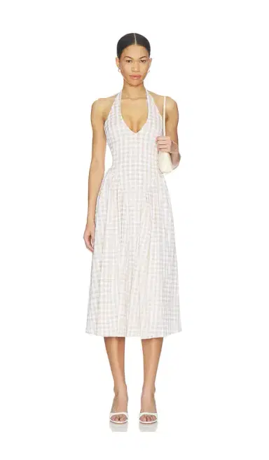 MORE TO COME Lottie Halter Maxi Dress | Thumbnail 1 MORE TO COME Lottie Halter Maxi Dress | Thumbnail 1