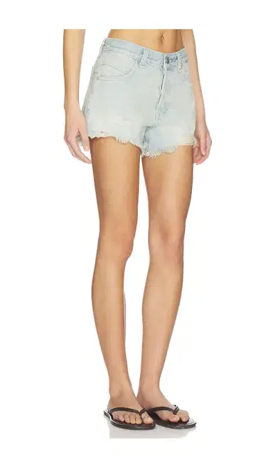 Free People x We The Free Now Or Never Denim Short | Thumbnail 2 Free People x We The Free Now Or Never Denim Short | Thumbnail 2
