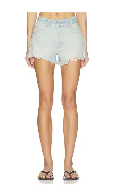 Free People x We The Free Now Or Never Denim Short | Thumbnail 1 Free People x We The Free Now Or Never Denim Short | Thumbnail 1
