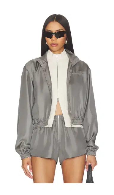 Alexander Wang Cropped Track Jacket | Thumbnail 1 Alexander Wang Cropped Track Jacket | Thumbnail 1