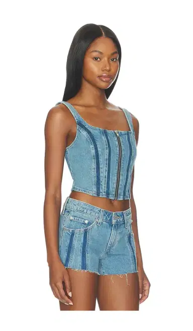 Levi's Seamed Zip Bustier | Thumbnail 2 Levi's Seamed Zip Bustier | Thumbnail 2